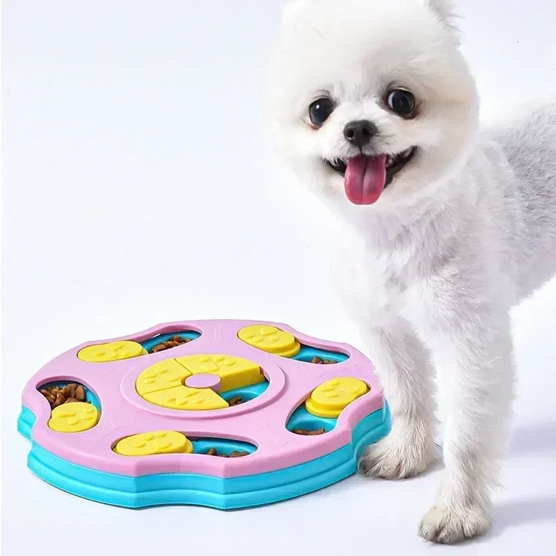Dog Puzzle Slow Feeder Toy – Interactive Treat Dispenser for Mental Stimulation - WTN Essentials