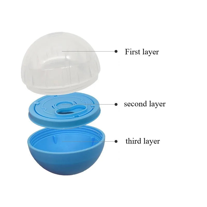 Interactive Food Dispensing Puzzle Toy - Adjustable Slow Feeder IQ Training Ball