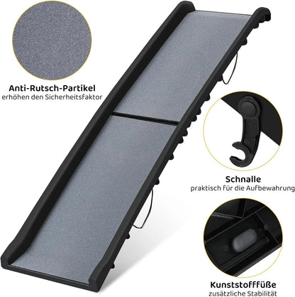 Folding Pet Ramp for Cars - 156cm
