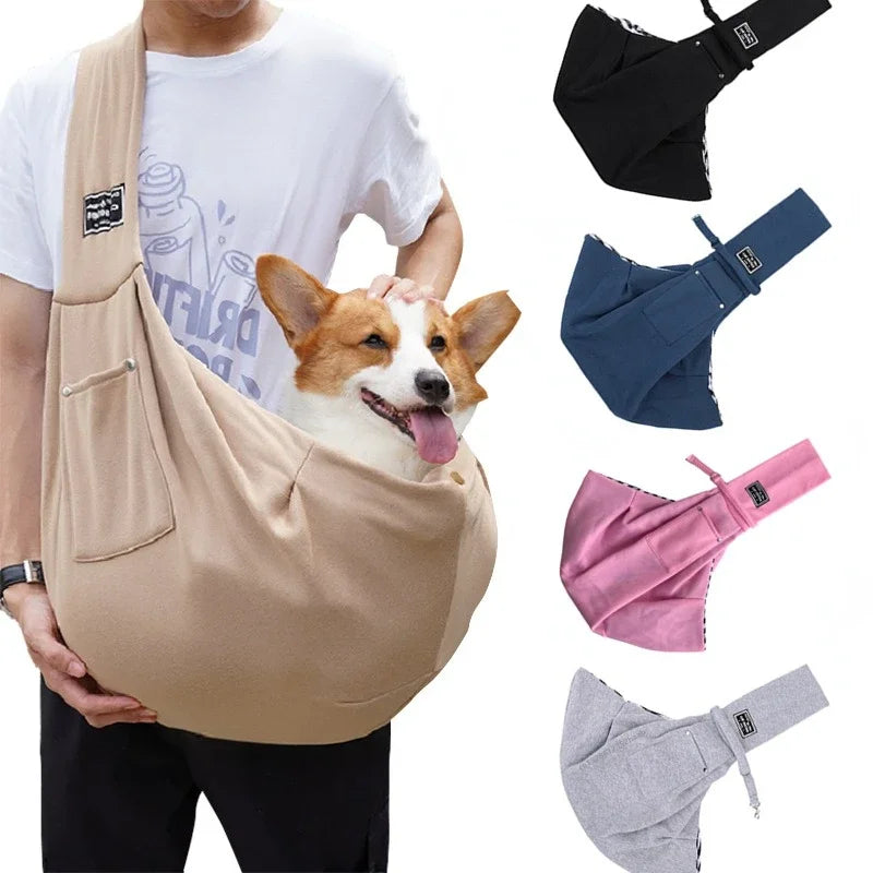 Comfortable Pet Sling Carrier Bag for Cats & Small Dogs
