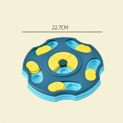 Interactive Dog Puzzle Slow Feeder Treat Toy for Mental Play