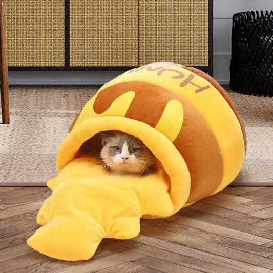 Lovely Pet Cat Bed - Washable Kennel Comfortable House Design