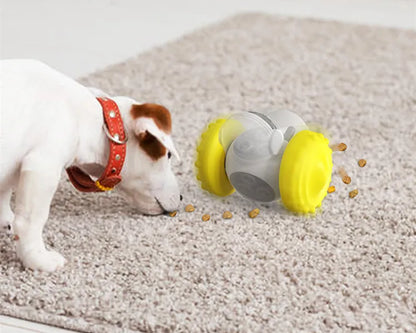Dog Treat Toy Interactive Pet Food Dispenser - Puzzle Toy for Small Dogs and Cats