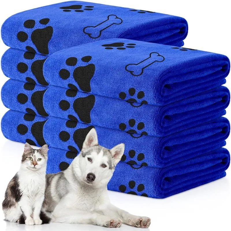 Quick-drying Microfiber Dog Towel Super Absorbent - Purrfect Pet Kingdom