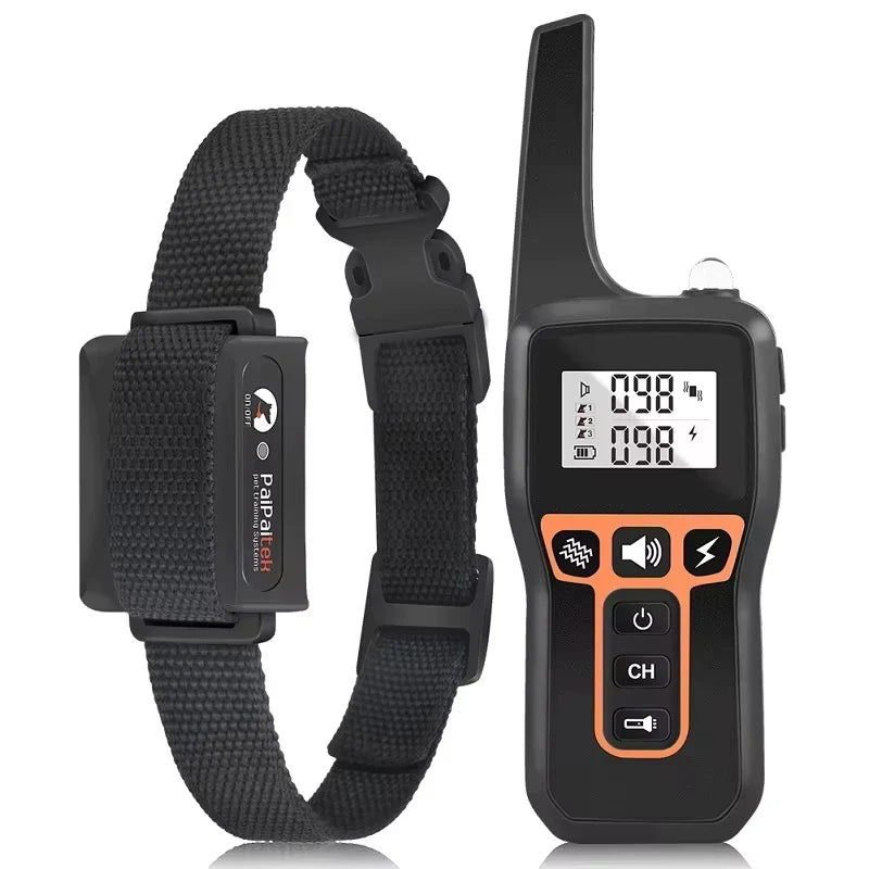 1000m Rechargeable Dog Training Collar With Remote Control