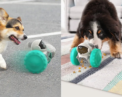 Dog Treat Toy Interactive Pet Food Dispenser - Puzzle Toy for Small Dogs and Cats