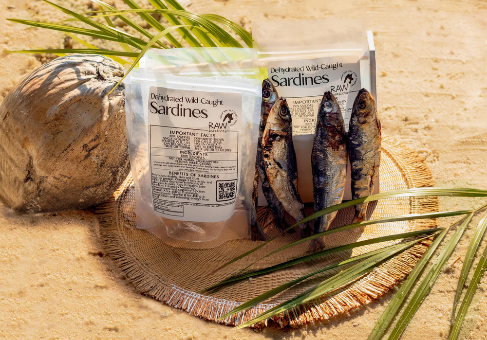 Dehydrated Wild-Caught Sardines for Cats & Dogs — 100%