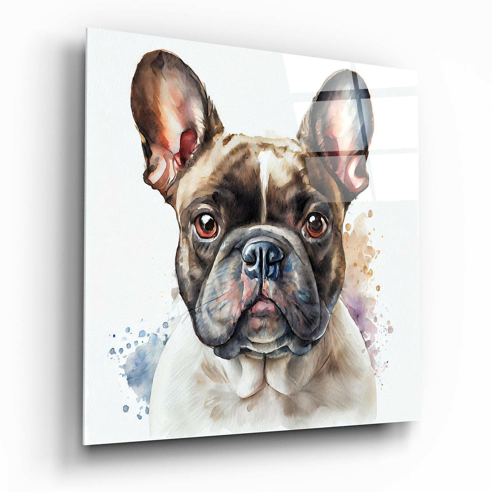 Cute Dog Glass Wall Art  || Designers Collection