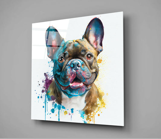 Cute Dog Glass Wall Art  || Designers Collection