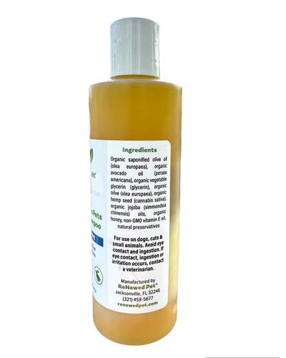Organic Soothing Shampoo for Hairless Pets Mild Skin Care