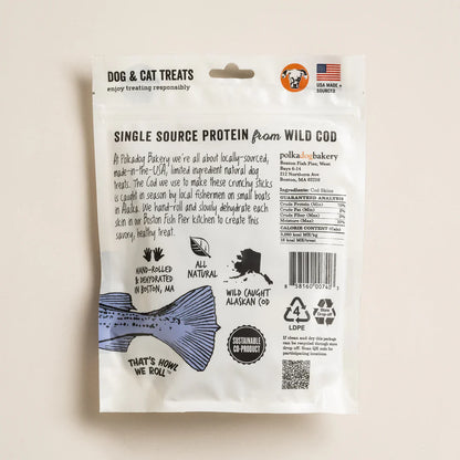 Dog Treats Cod Skin Jerky Shorties 2 Oz 🐟