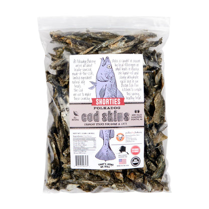 Dog Treats Cod Skin Jerky Shorties 2 Oz 🐟