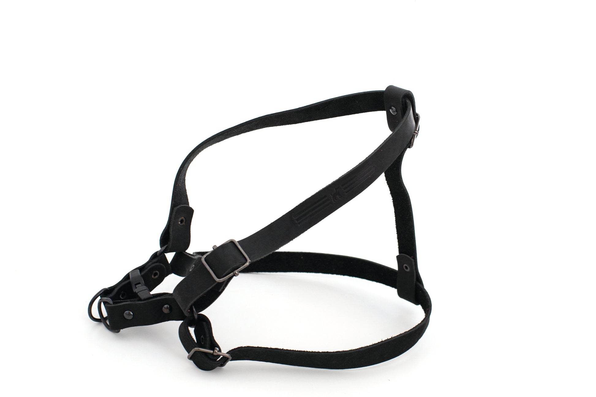 Dog Collar Sport Style Leather Step In Harness for Daily Use - lifestyle product image for dog collar