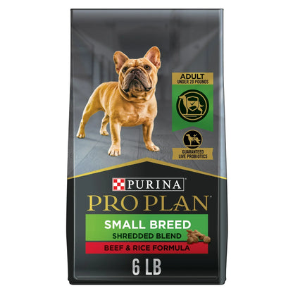 Pro Plan Small Breed Shredded Blend Beef & Rice Dog Food Dry