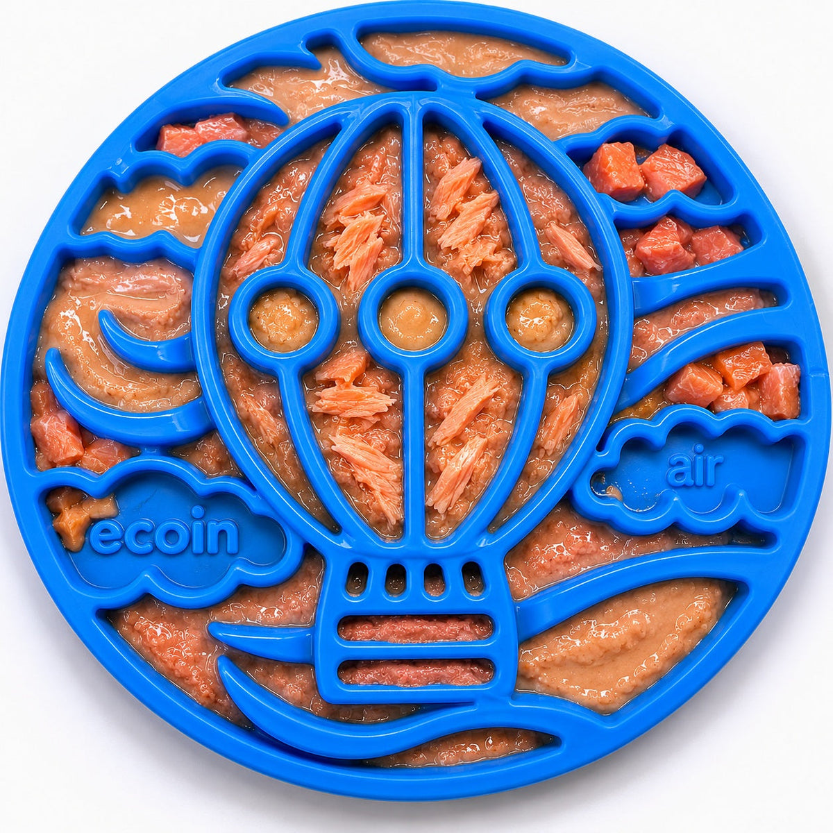 Air Nylon eCoin Lick Mat for Dogs - Durable Enrichment Toy | SodaPup - detail view | Dog Toys at Purrfect Pet Kingdom
