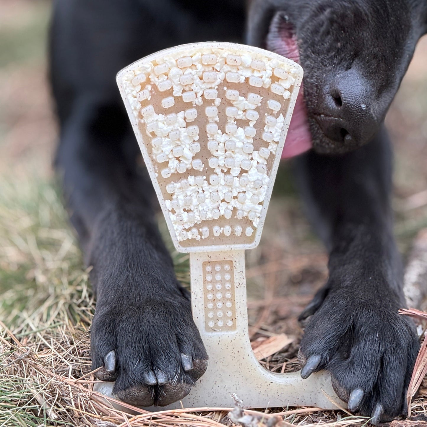 Dog Treats Waffle Tower Nylon Chew Enrichment Toy 2-in-1 for - gallery image 8
