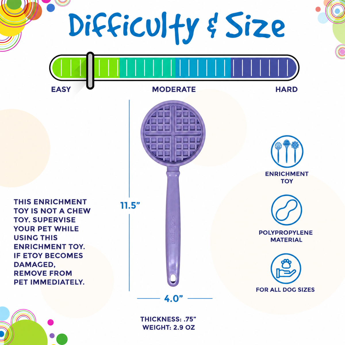 Estick Hand Held Dog Enrichment Toy Interactive Lick Stick - gallery image 6