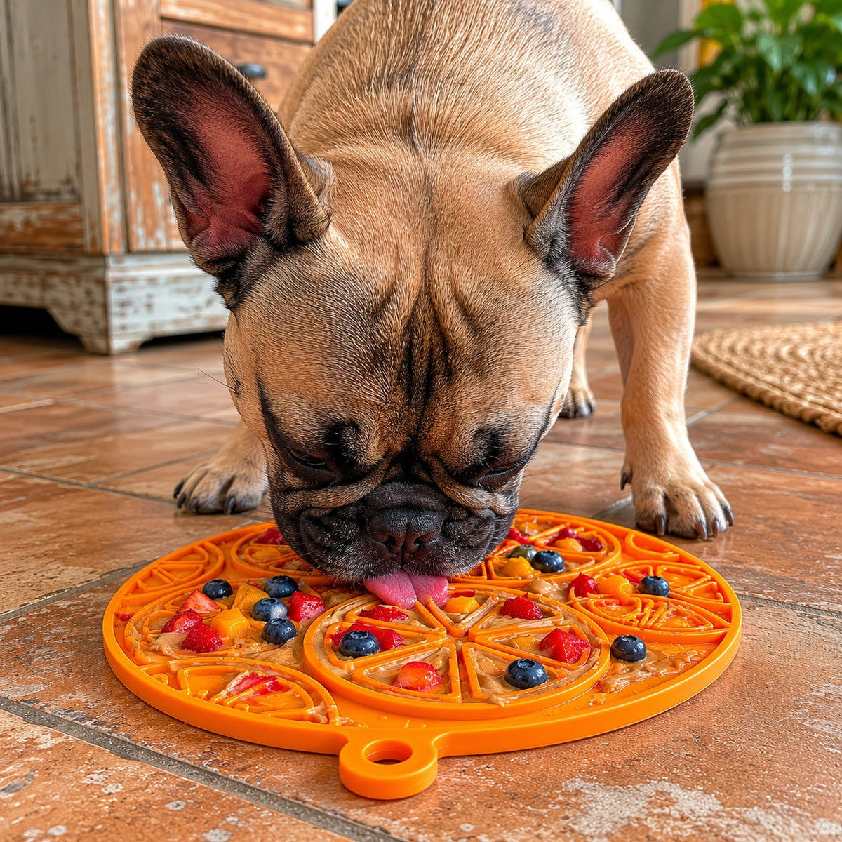 Citrus Design Emat Enrichment Lick Mat For Dogs And Cats USA - gallery image 12