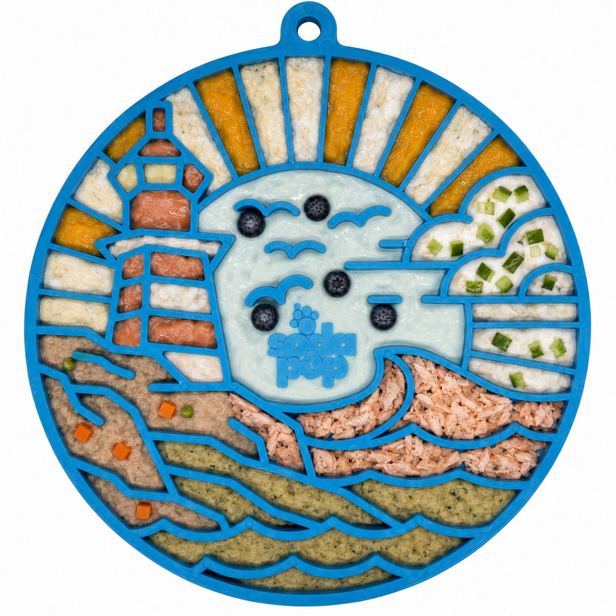 Lighthouse Emat Enrichment Lick Mat For Dogs And Cats With - detail view