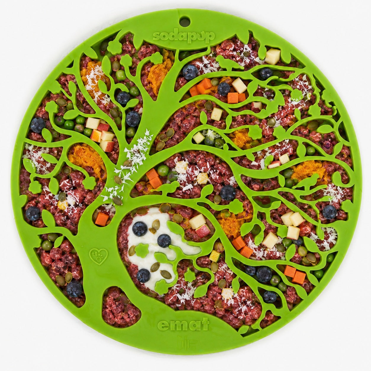 Tree Of Life Emat Enrichment Lick Mat For Dogs And Cats With - detail view