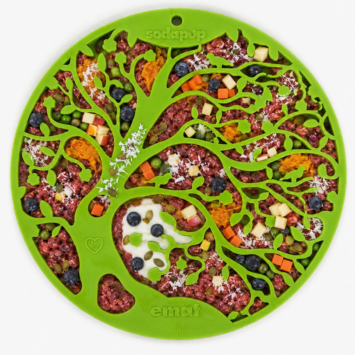 Tree Of Life Emat Enrichment Lick Mat For Dogs And Cats With - detail view
