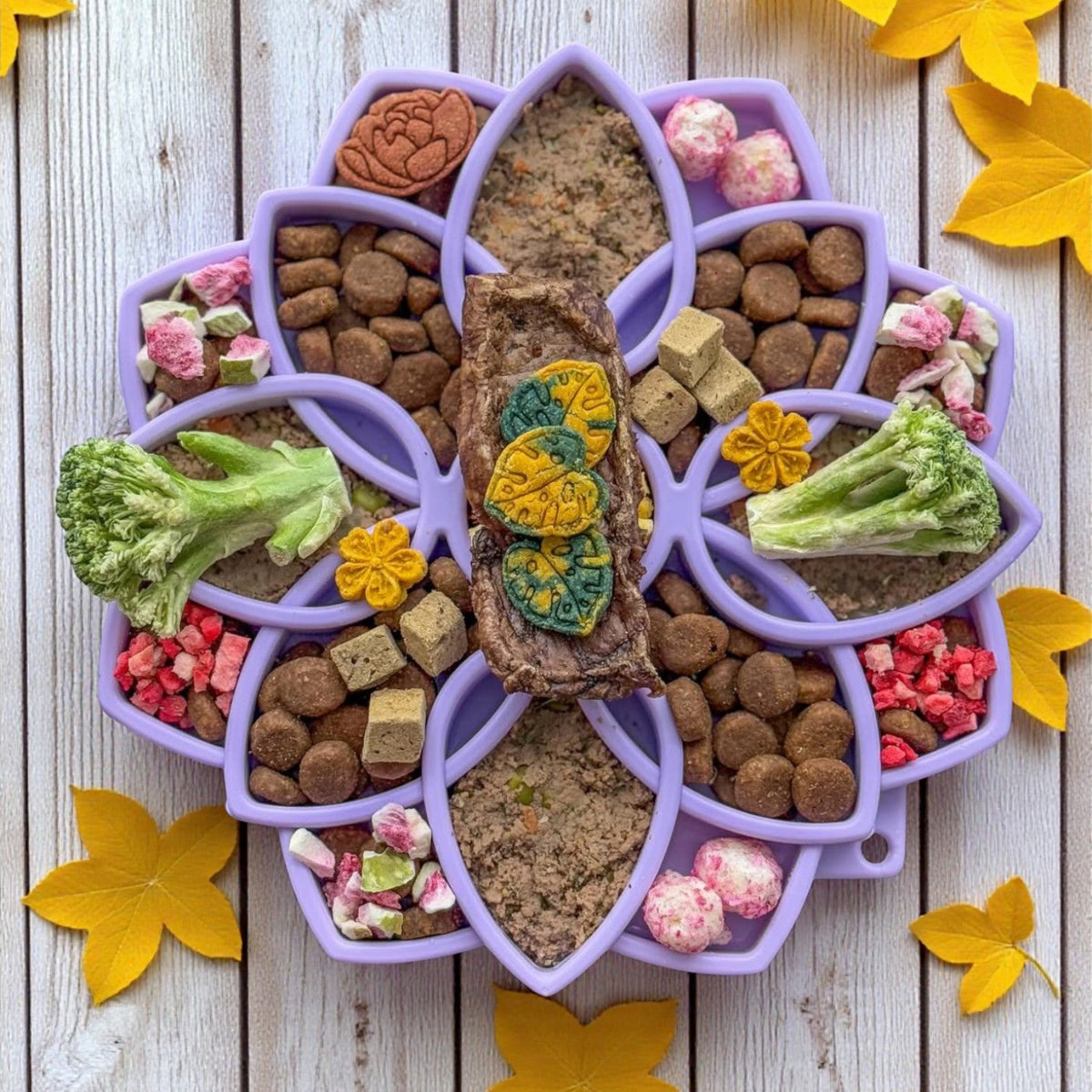 Purrfect Kingdom™ - Mandala Softie Etray Slow Feeder