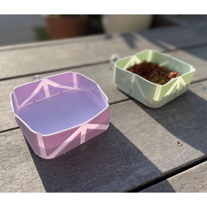 Tilley + Me Compact Foldable Pet Food & Water Bowl – Ideal