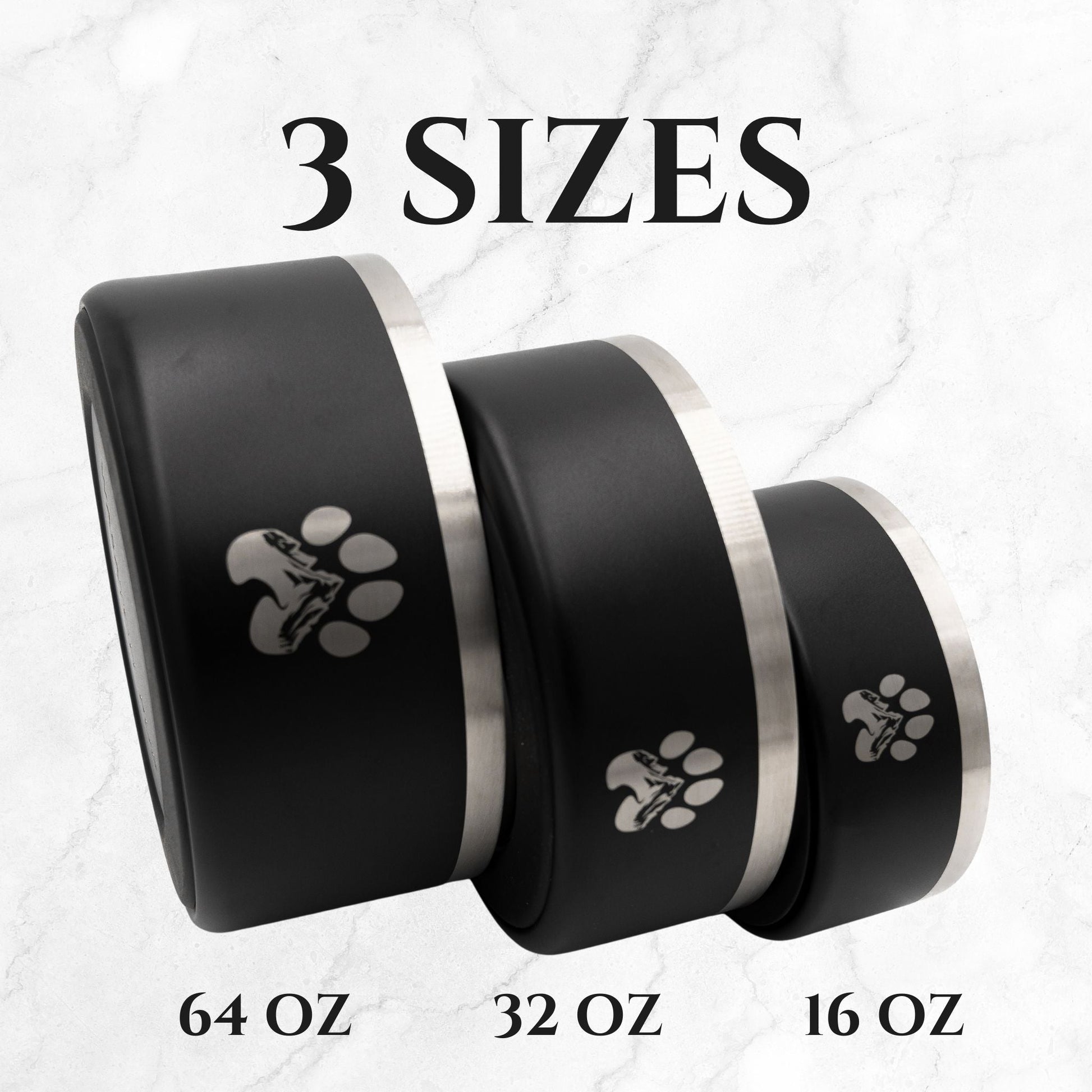 Stainless Steel Feeder Bowl - Stainless Steel Pet Bowls - Wasatch Pup