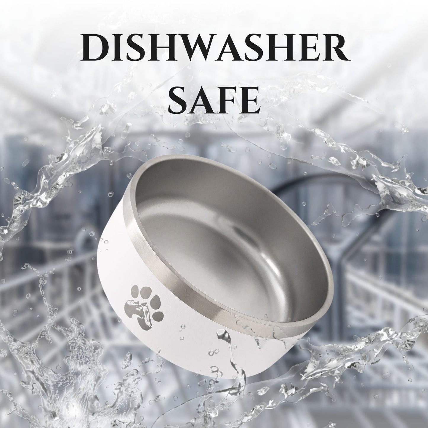 Stainless Steel Feeder Bowl - Stainless Steel Pet Bowls - Wasatch Pup