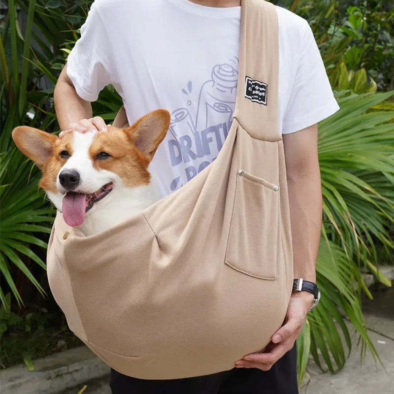 Comfortable Pet Sling Carrier Bag for Cats & Small Dogs - WTN Essentials