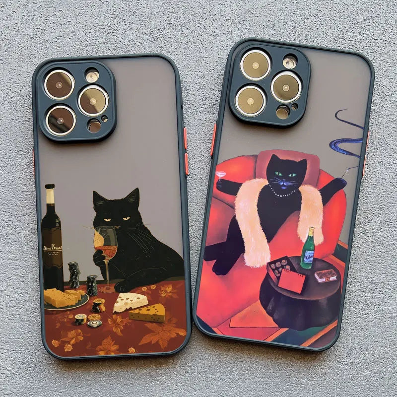Funny Cat Daily Life Phone Case For iPhone 11 Case iPhone 12
