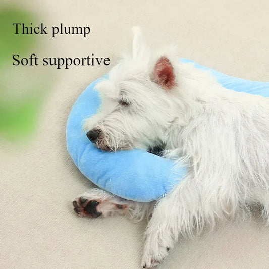 All-Season Pet Comfort Pillow - Versatile Sleeping Mat for Dogs & Cats
