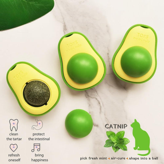 Cat Toy Avocado Wall Ball Catnip Treats