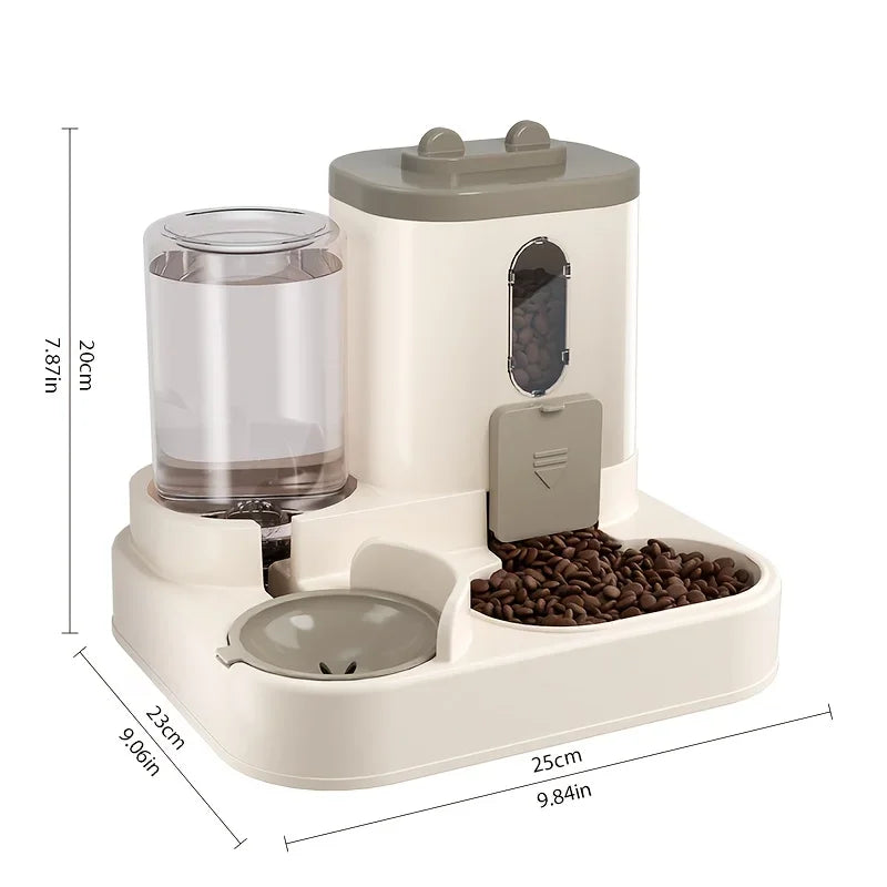 2 in 1 Fully Automatic Pet Food & Water Dispenser - WTN Essentials
