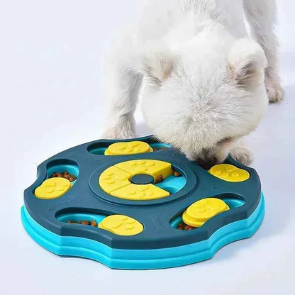 Interactive Dog Puzzle Slow Feeder Treat Toy for Mental Play