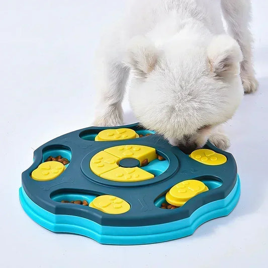 Dog Puzzle Slow Feeder Toy – Interactive Treat Dispenser for Mental Stimulation - WTN Essentials