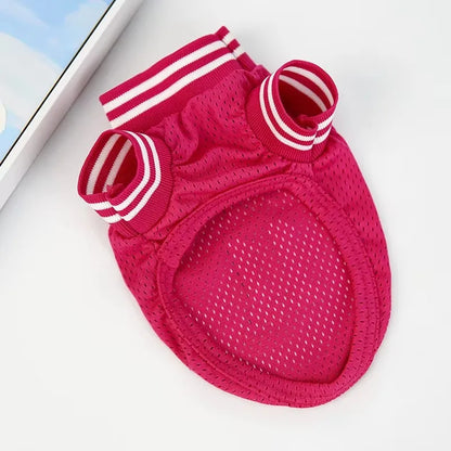 Mesh Breathable Pet Dog Clothes Puppy Vests Casual T - Shirt - pet clothing - THRIXINE