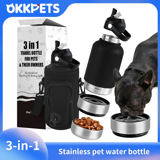 3-in-1 Travel Water Bottle - Never Worry About Hydration Again