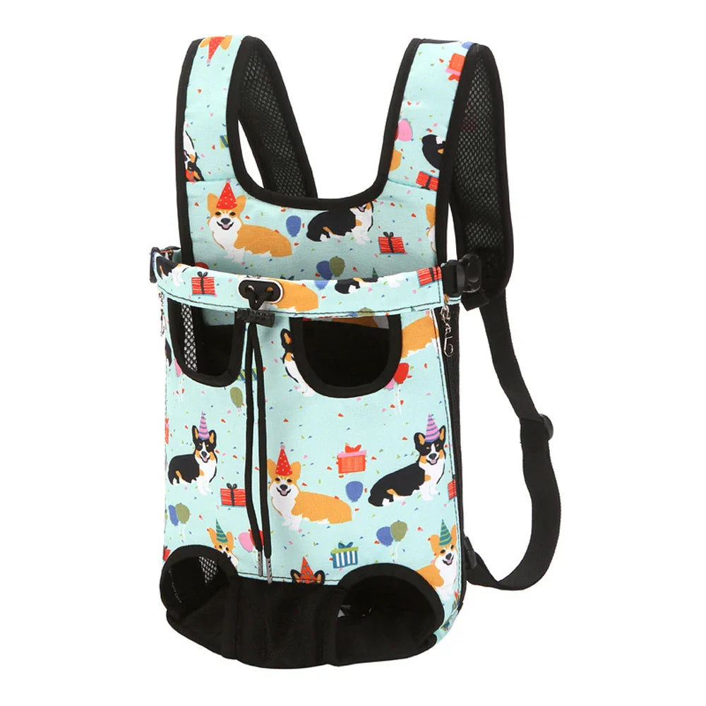 Adjustable Pet Backpack Carrier for Cats & Small Dogs - WTN Essentials