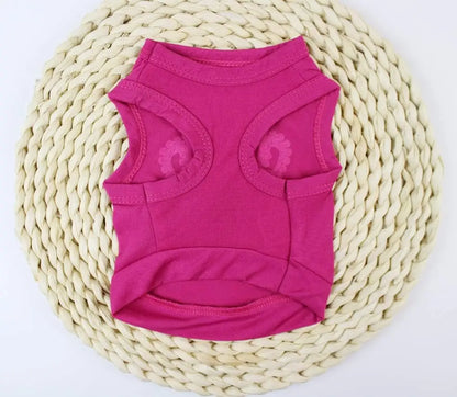 Princess Crown Dog T-Shirt - Summer Vest for Small Dogs & Cats