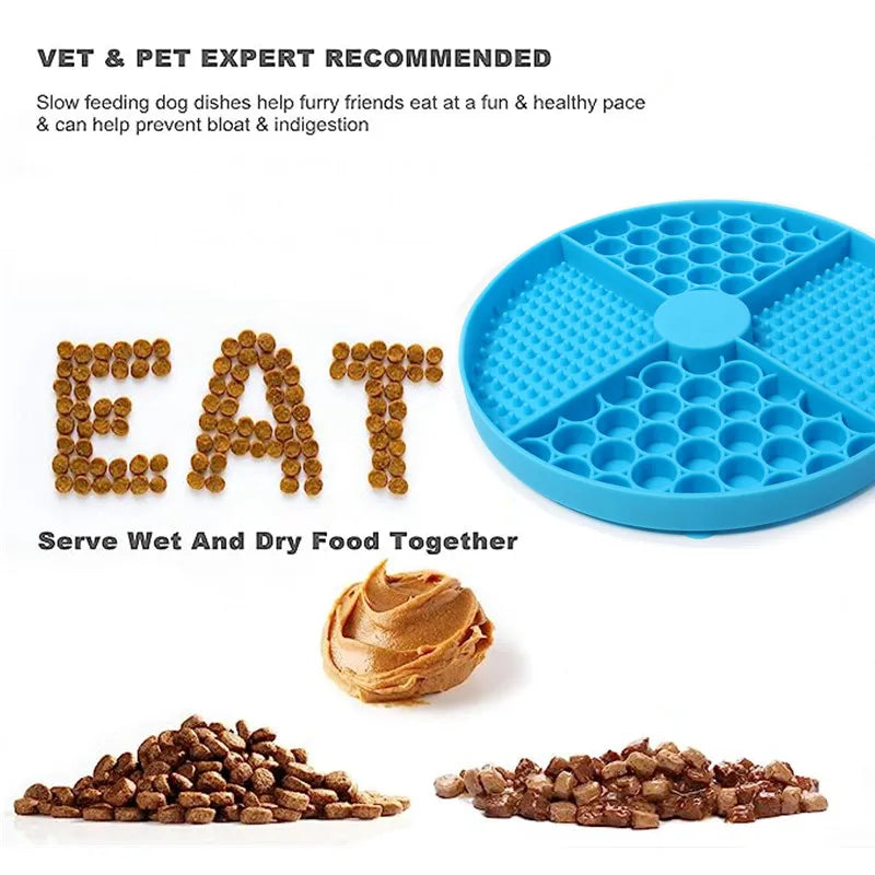 Pet Supplies Silicone Licking Mat Cat Slow Feeder With