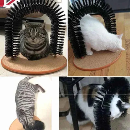 Cat Arch Self Groomer with Sisal Scratching Base for Kittens