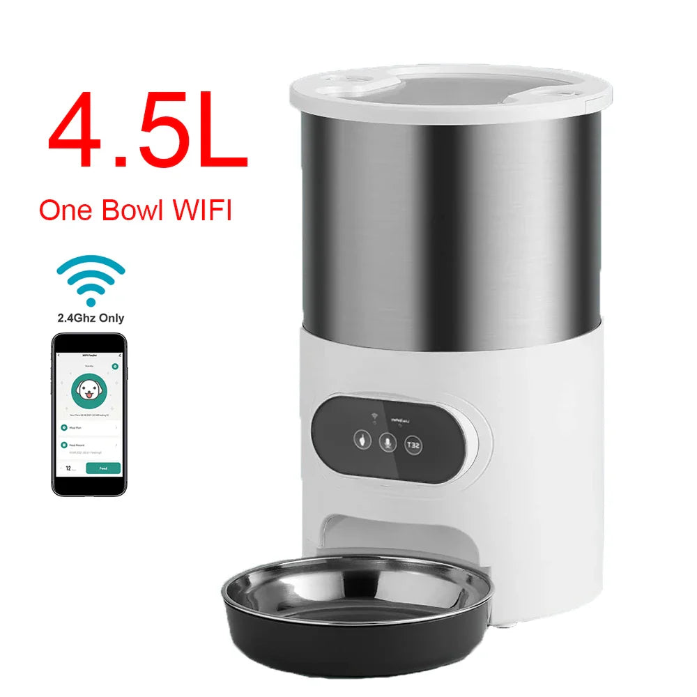 Cat Food Tuya Smart APP Feeder Food Dispenser Suitable For - gallery product image for cat food