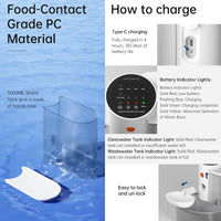 Dispenser Cat Water Fountain Moving Water Unplugged