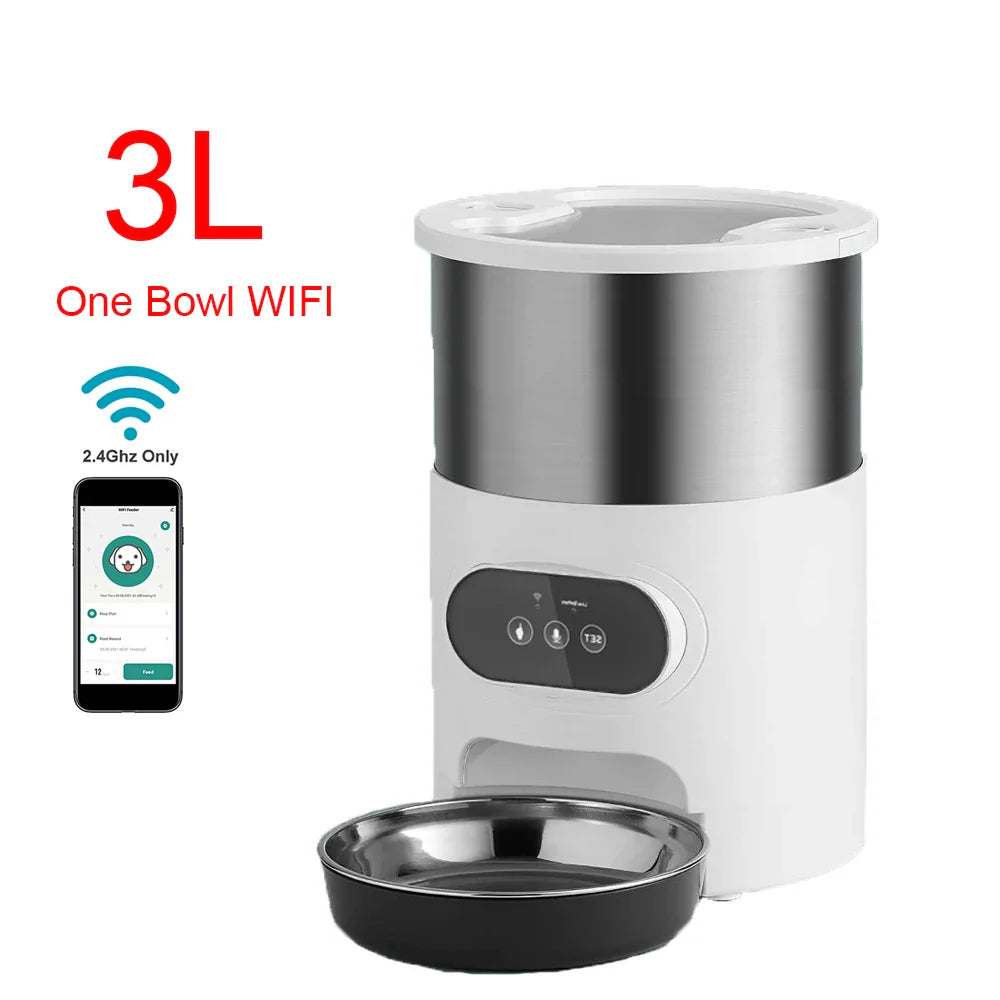 Tuya Smart APP Pet Feeder Cat Dog Food Dispenser Suitable