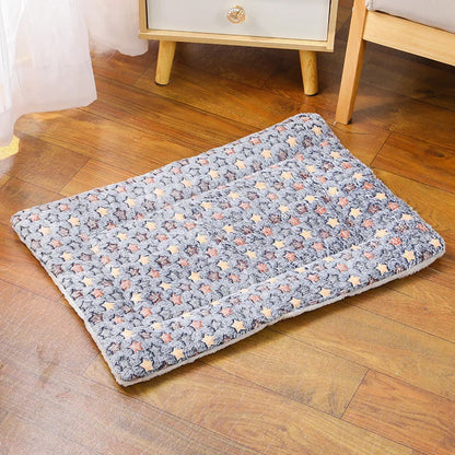 Thicken Flannel Cat Mat – Soft Winter Sleeping Cushion for