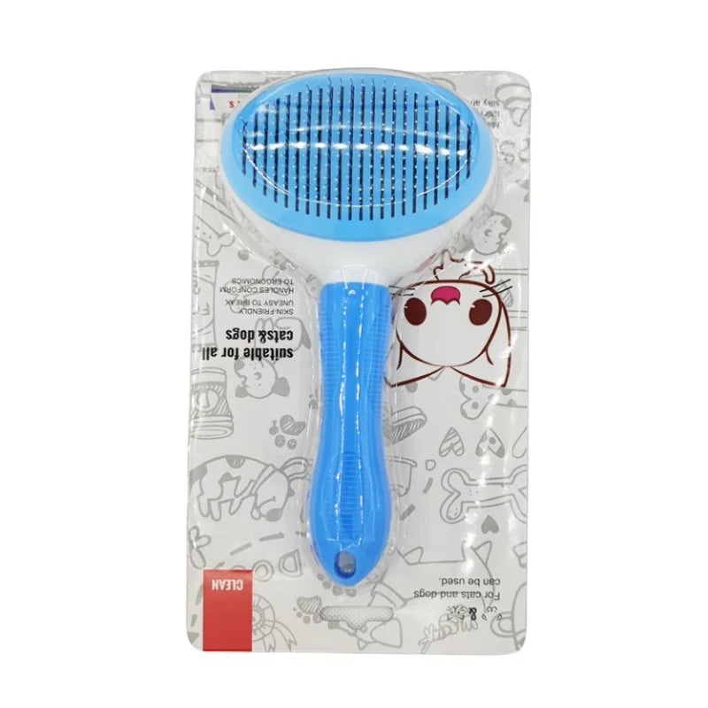 Self - Cleaning Pet Hair Removal Comb for Cats & Dogs - WTN Essentials