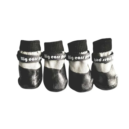 Winter Waterproof Dog Sport Boots - Warm Anti-Slip Walking Shoes for Small & Medium Dogs