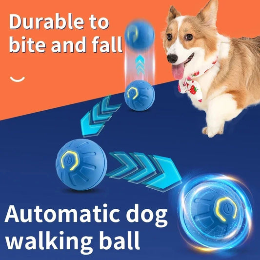 Smart Dog Toy Ball – USB Auto Bouncing Pet Toy for Dogs - WTN Essentials