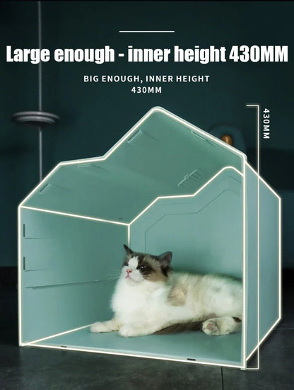 Extra Large Enclosed Cat Litter Box - Anti-Splash Odor Control with Drawer